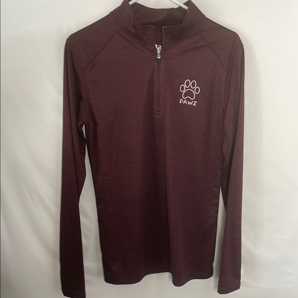 Badger Sport Burgundy Quarter‎ Zip Pullover